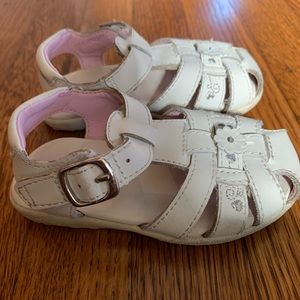 Stride Rite white sandals in size 5.5